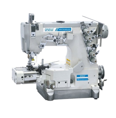 QS-600D-35YD-UTシリンダー ベッドのディレクト・ドライブの自動トリマーの高速右のカッターの連結の産業ミシン
