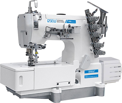 QS-500D-01省エネの平床式トレーラーのディレクト・ドライブの高速連結の産業ミシン